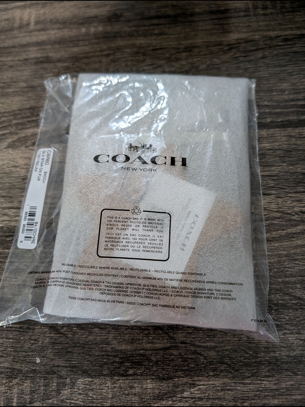 Coach Star Keychain Card Holder in Tan - Picture 9 of 10